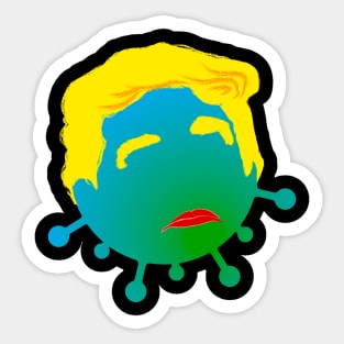 Covid Trump Sticker